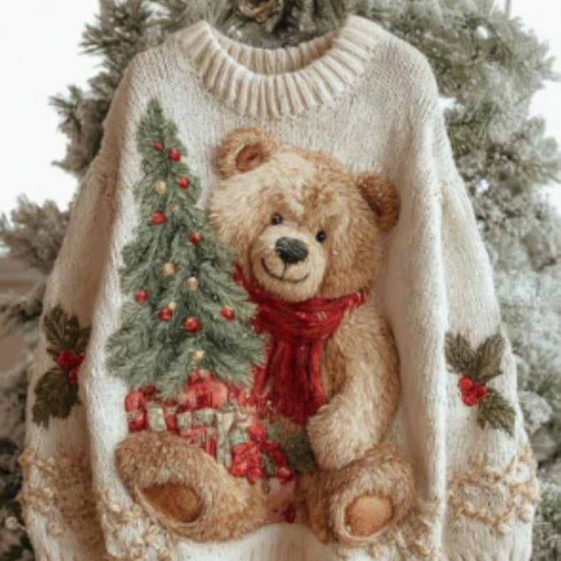 Elly | Christmas Sweater with Festive Details