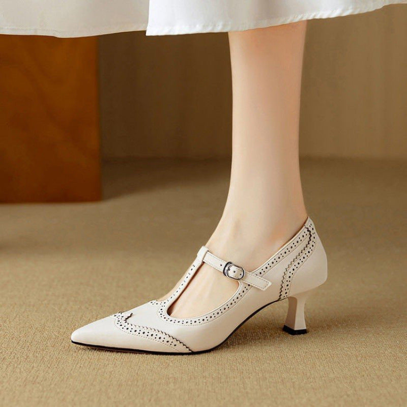 Vivienne | Classic T-Strap Shoes