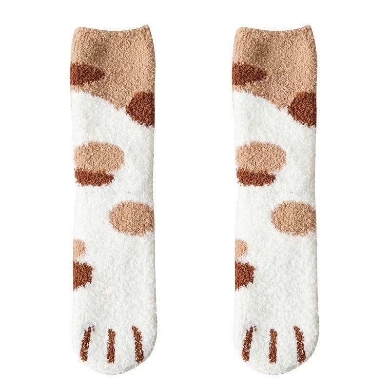 Warm Paw Plush Socks
