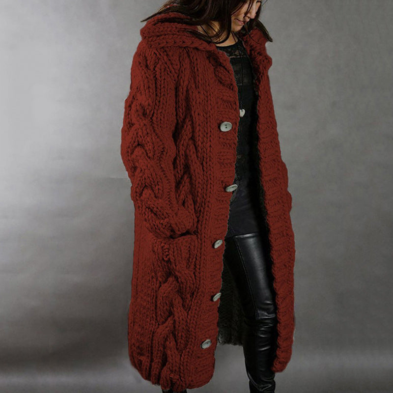 Rowena | Cosy Cable-Knit Coat