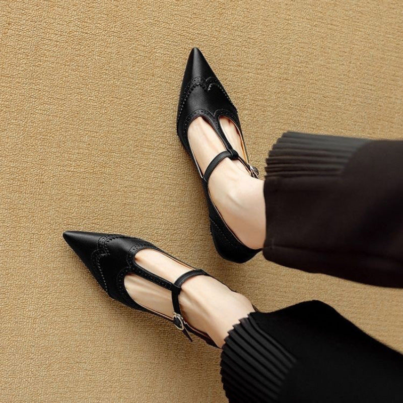 Vivienne | Classic T-Strap Shoes