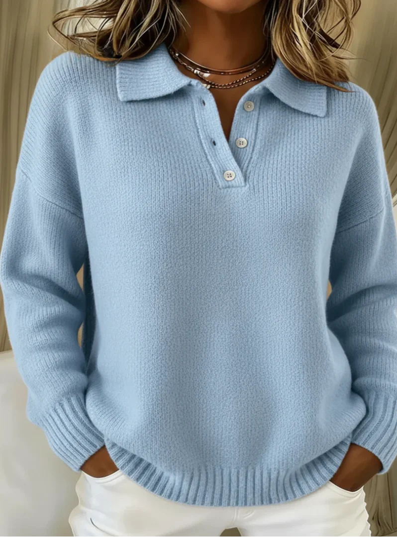 Wiktoria | Soft Sweater With Collar