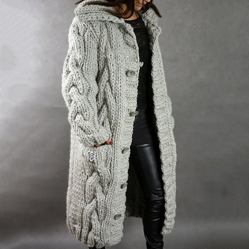 Rowena | Cosy Cable-Knit Coat