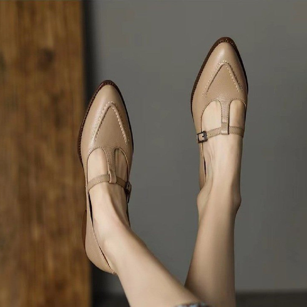 Laura | Low-Heeled Classic Pumps