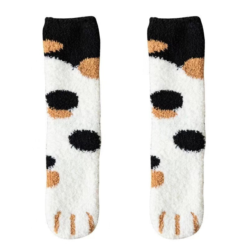 Warm Paw Plush Socks