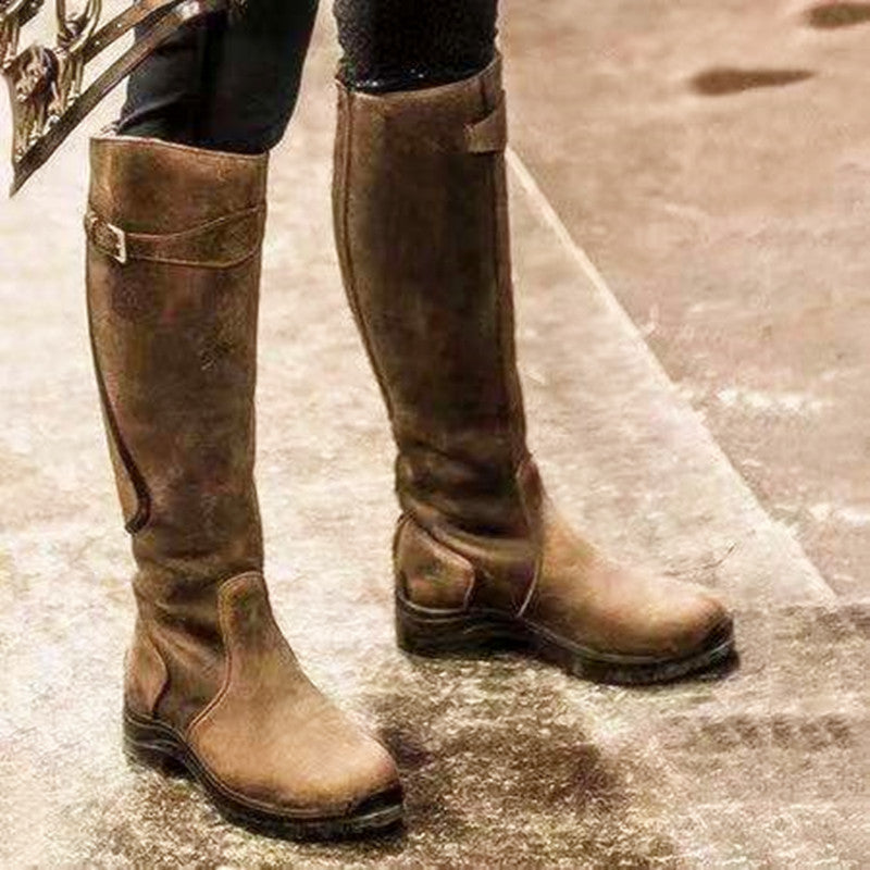 Maeve | Waterproof Leather Riding Boots