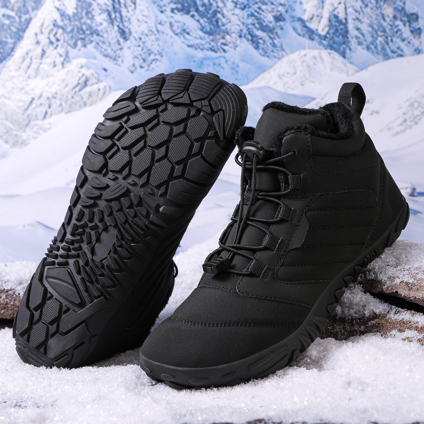 Non-slip & waterproof winter barefoot shoe (Unisex)