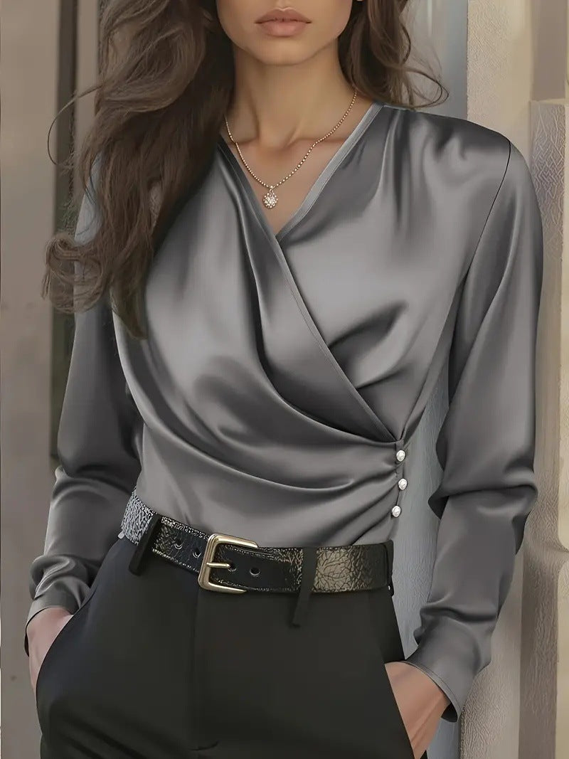 MANDALYN SATIN BLOUSE