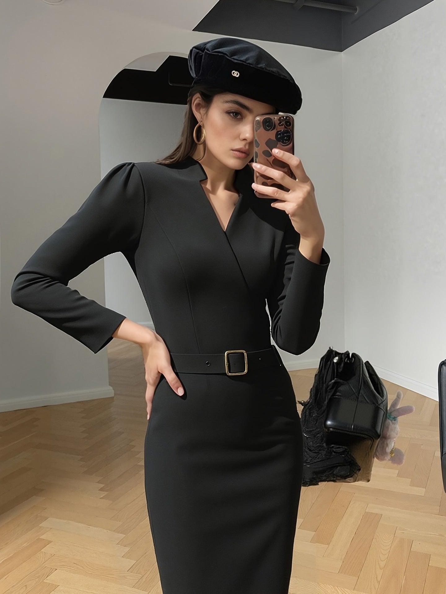 Evelyn | Refined Dress with Belt