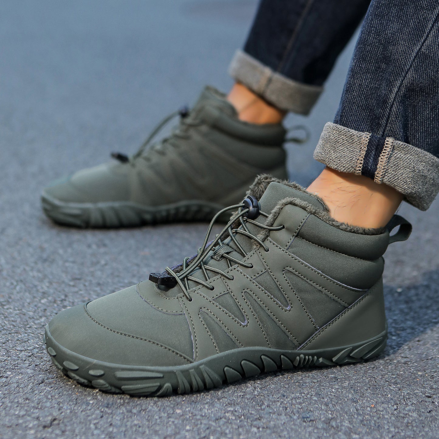 Non-slip & waterproof winter barefoot shoe (Unisex)