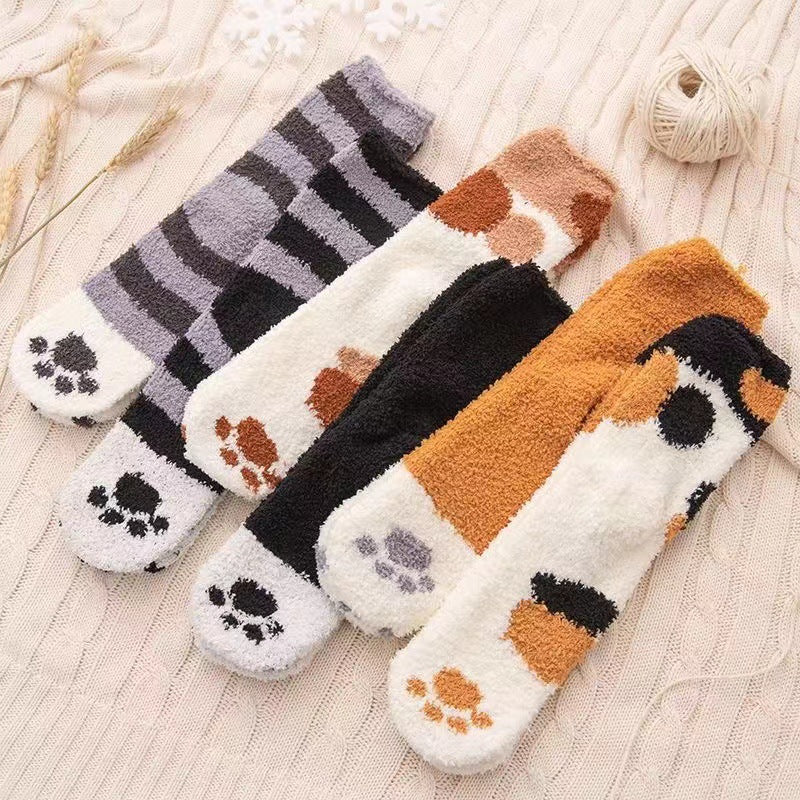 Warm Paw Plush Socks